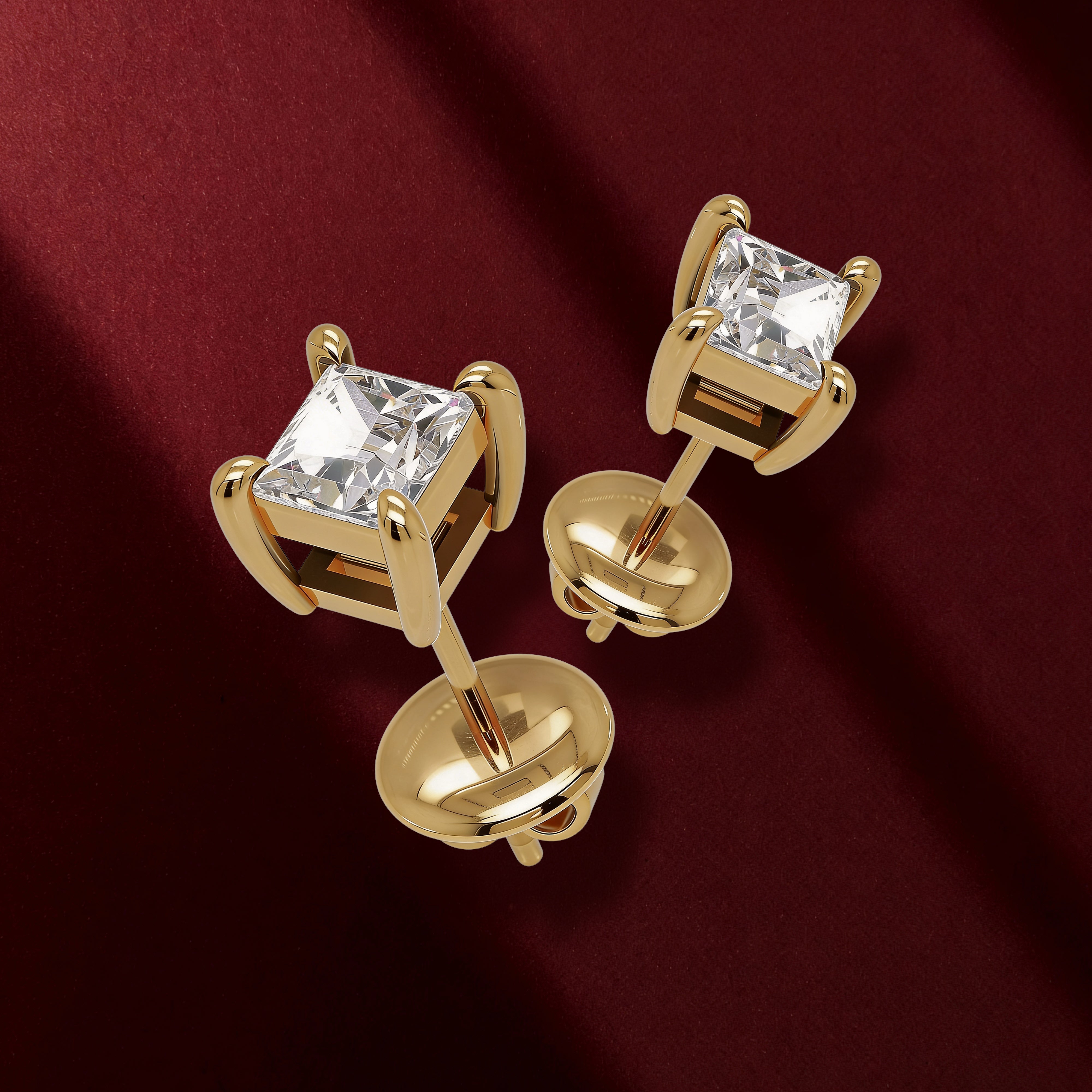 Princess Stud Earrings