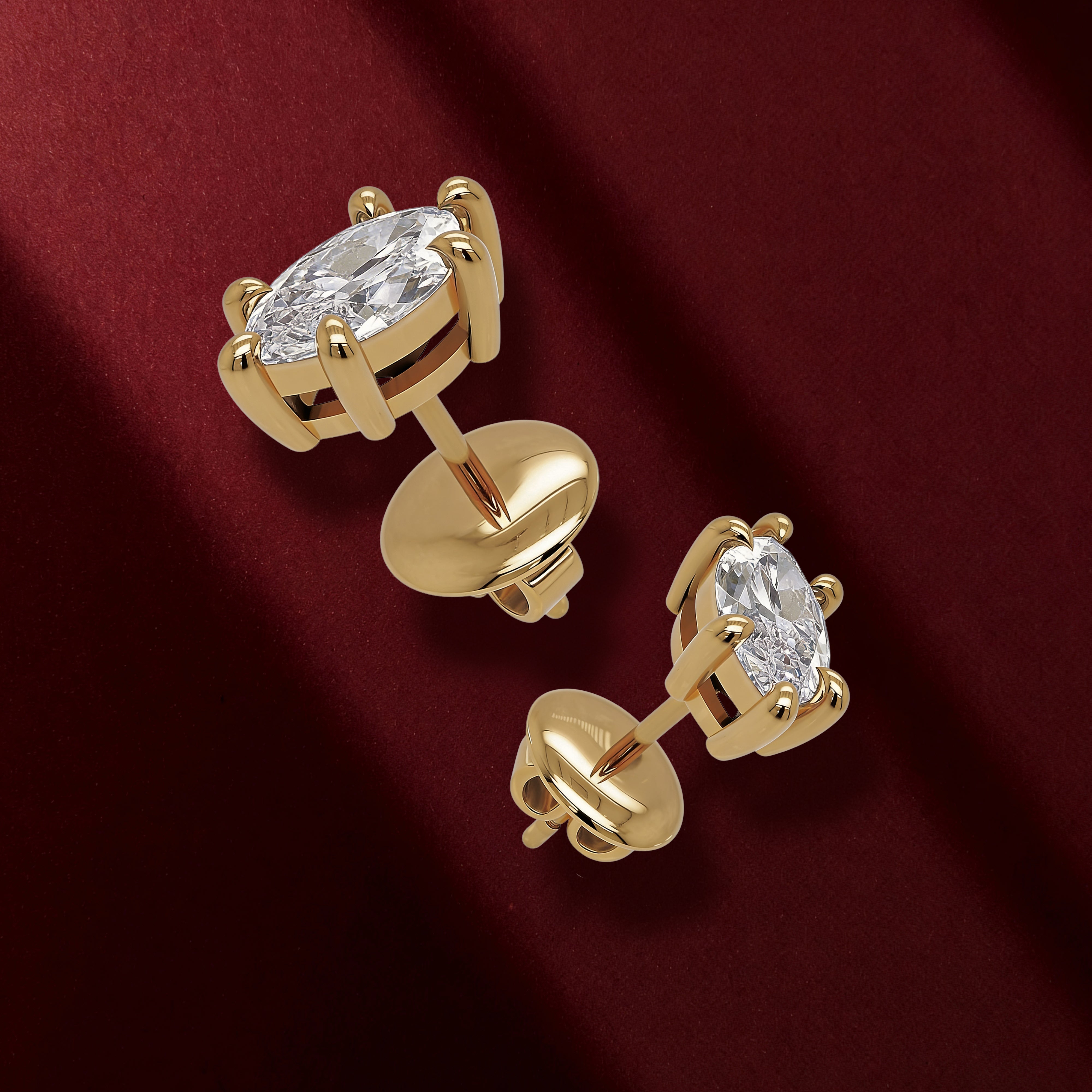Marquise Stud Earrings