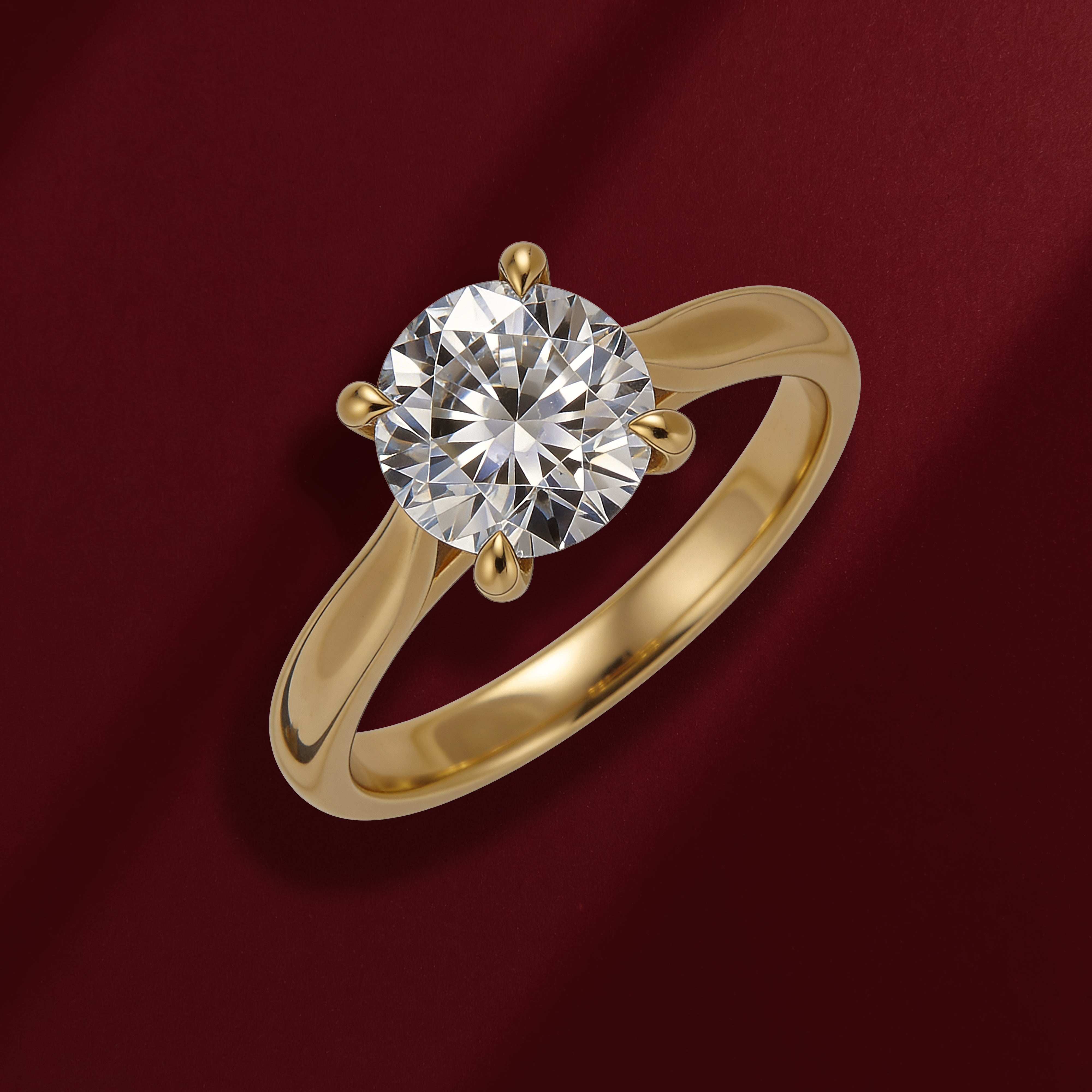 Round Solitaire Ring