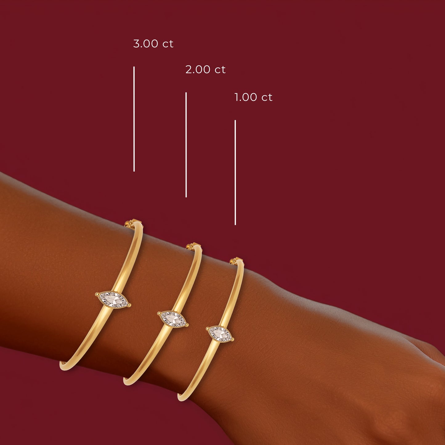 Solitaire Bangle