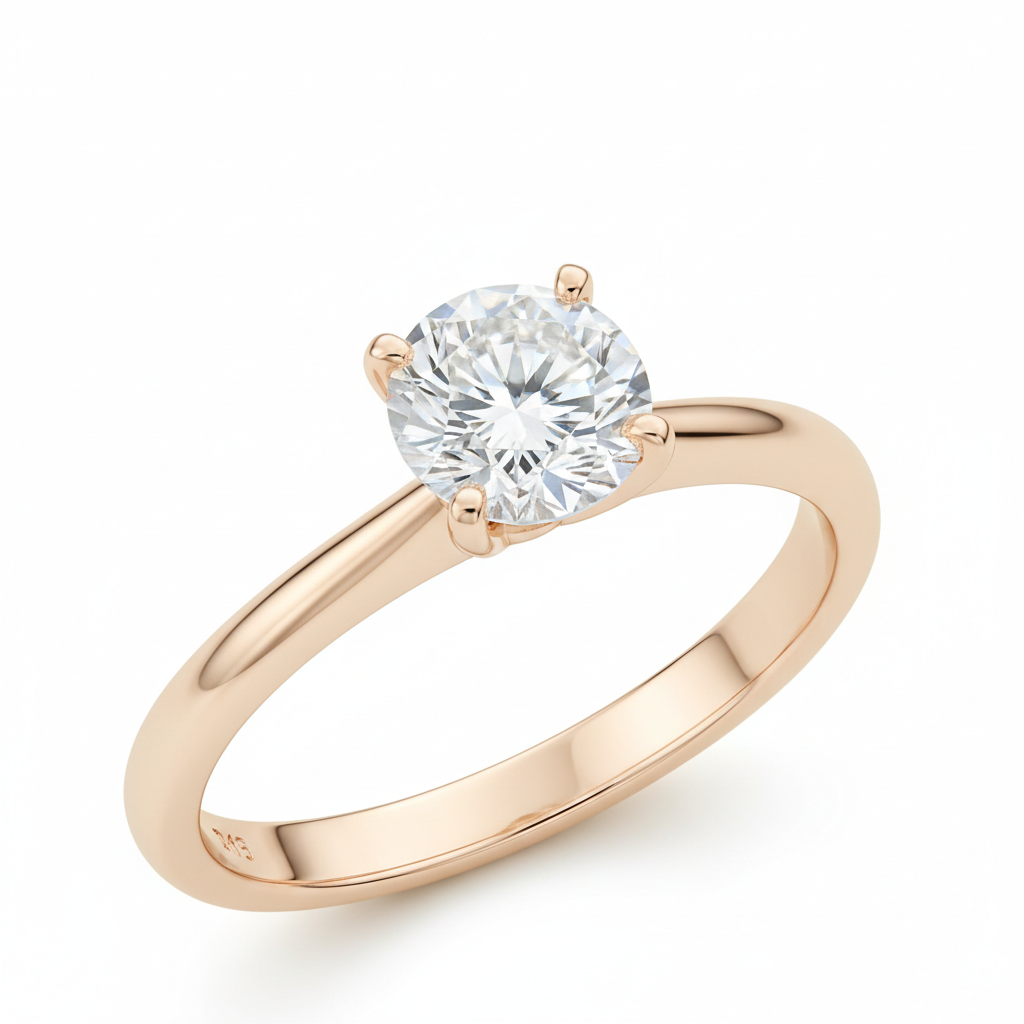 Round Solitaire Ring