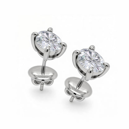 Oval Stud Earrings