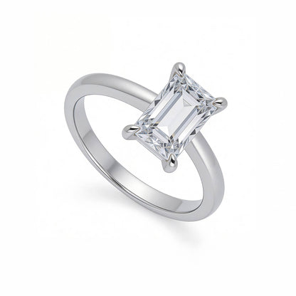 Emerald Solitaire Ring