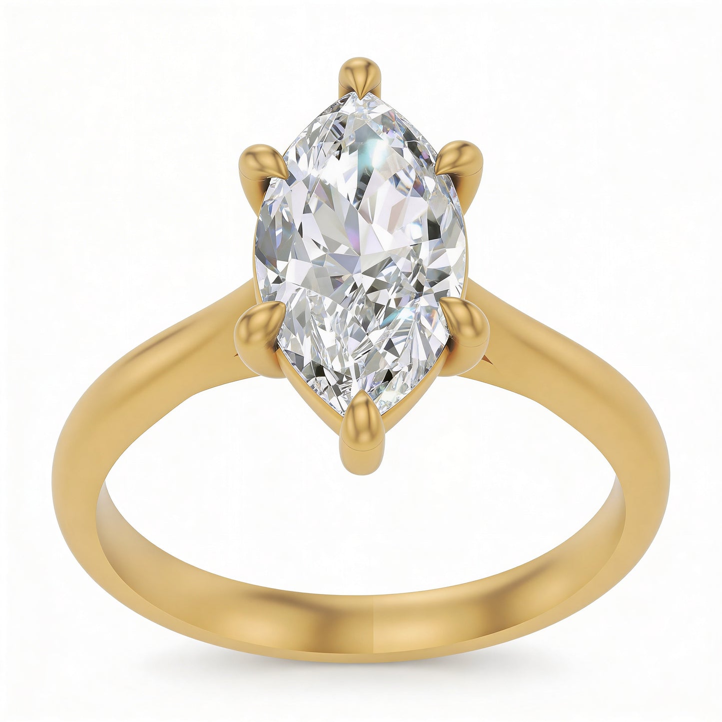 Marquise Solitaire Ring