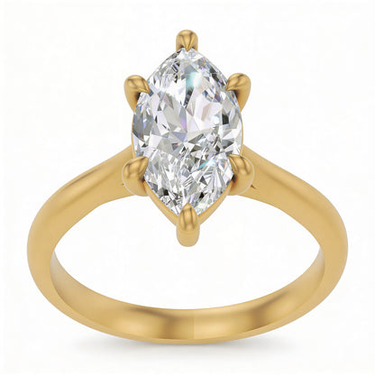 Marquise Solitaire Ring