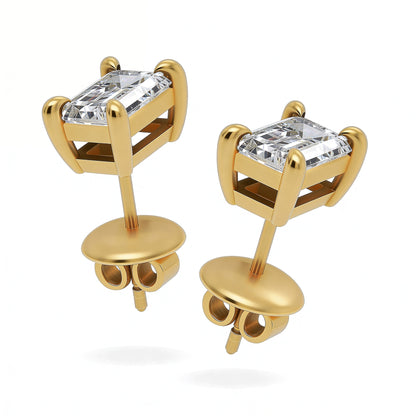 Emerald Stud Earrings