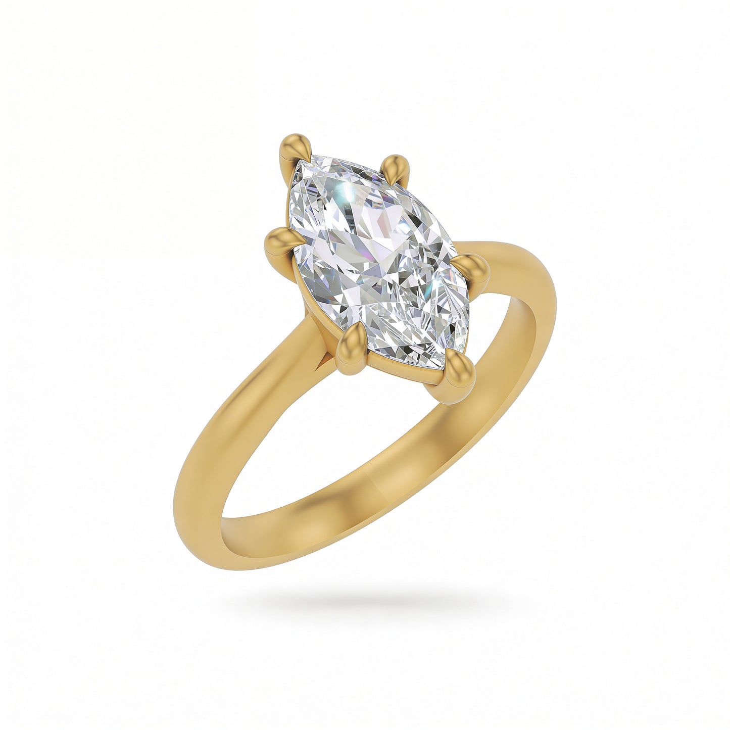 Marquise Solitaire Ring