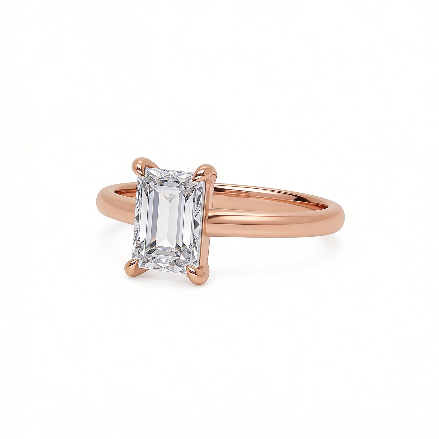 Emerald Solitaire Ring
