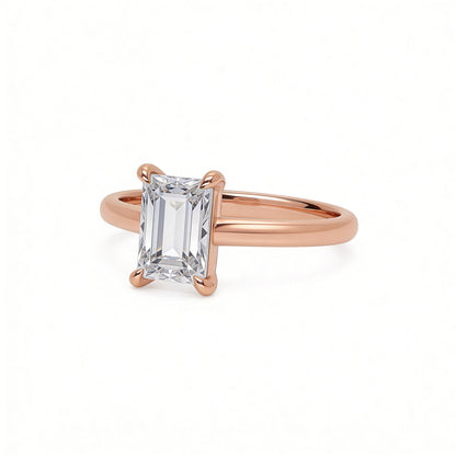 Emerald Solitaire Ring