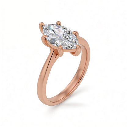 Marquise Solitaire Ring