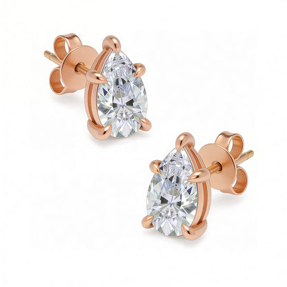 Pear Stud Earrings