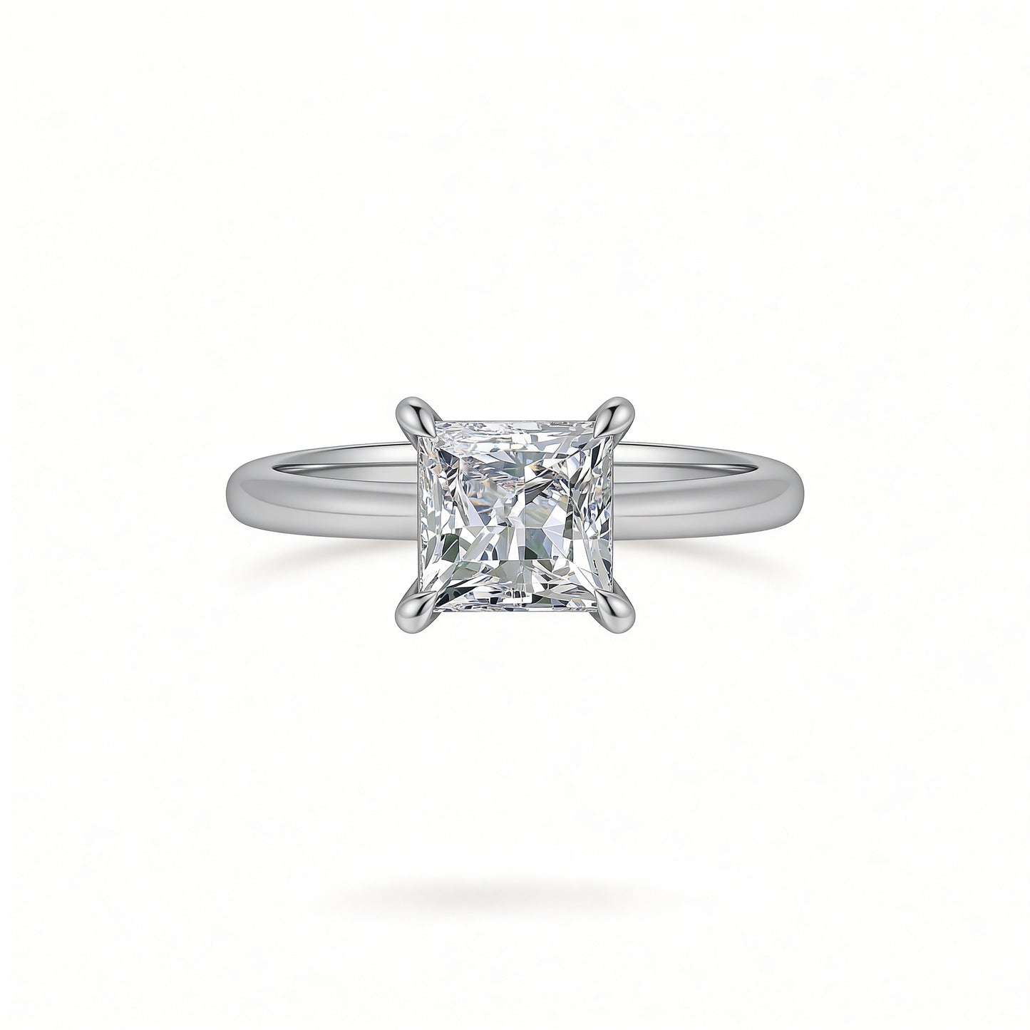 Princess Solitaire Ring