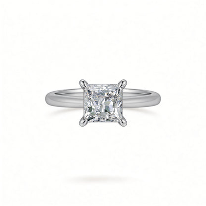 Princess Solitaire Ring