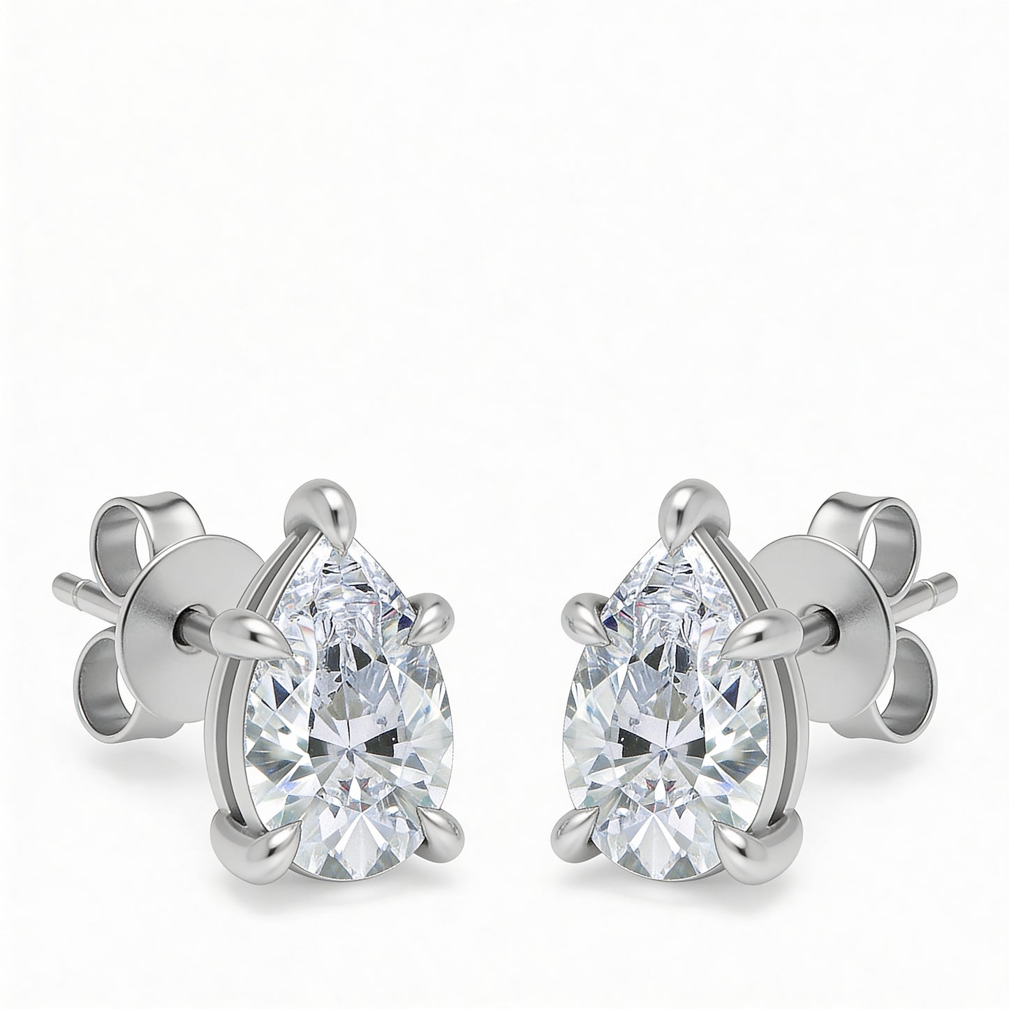 Pear Stud Earrings