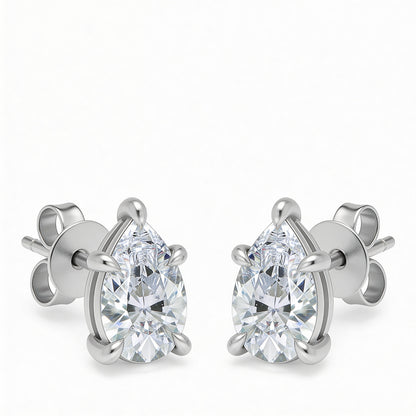 Pear Stud Earrings