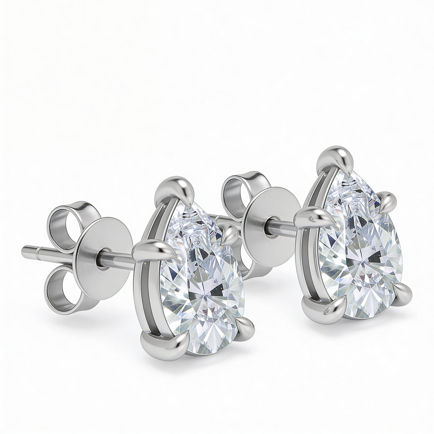 Pear Stud Earrings