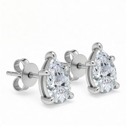 Pear Stud Earrings