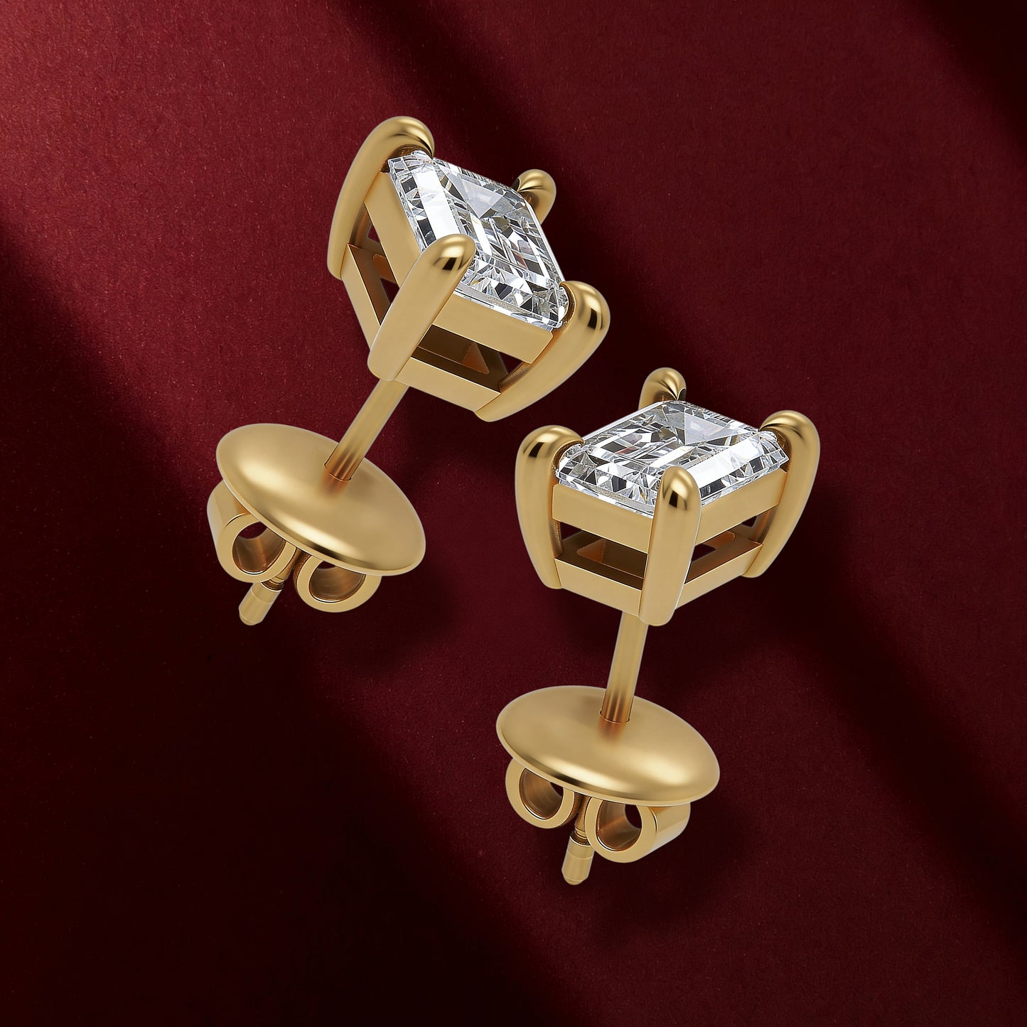 Emerald Stud Earrings