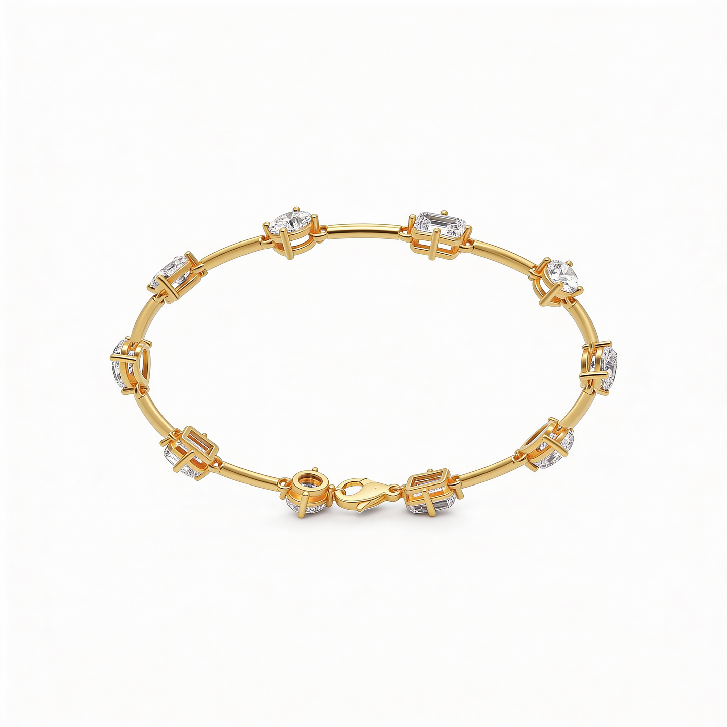 Mixed Cut Bracelet
