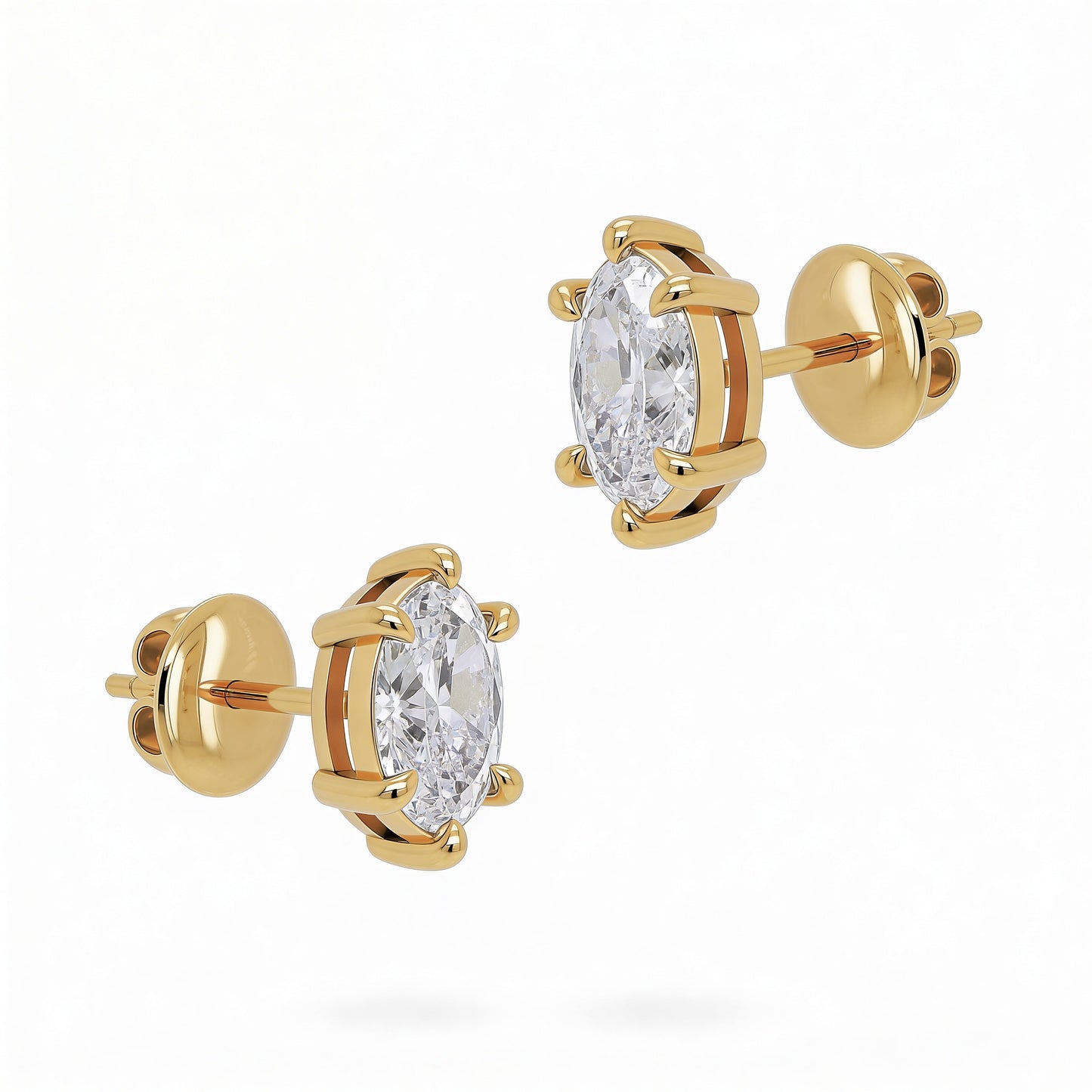 Marquise Stud Earrings