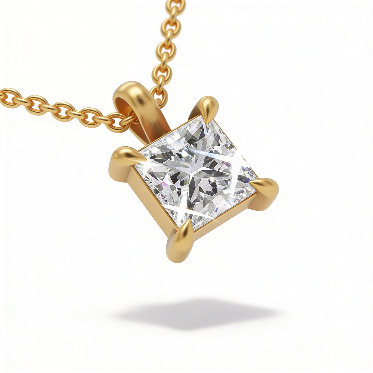 Princess Classic Pendant with Chain