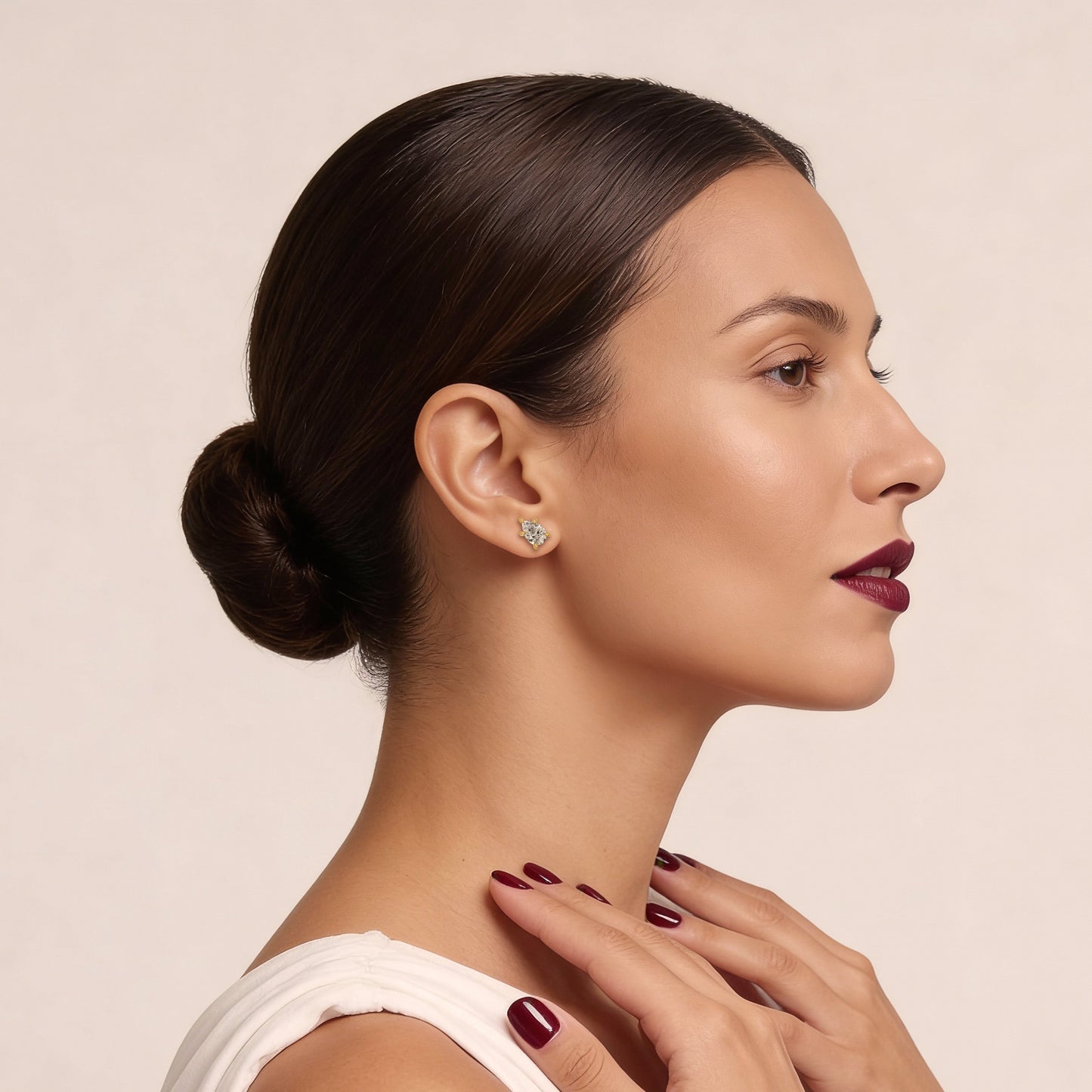 Pear Stud Earrings