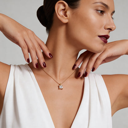 Princess Classic Pendant with Chain