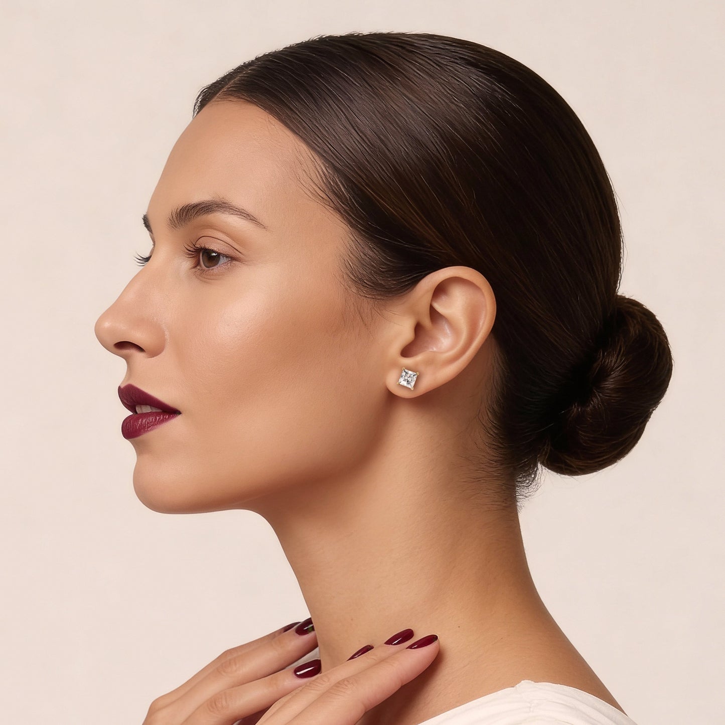 Princess Stud Earrings