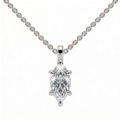 Marquise Classic Pendant with Chain