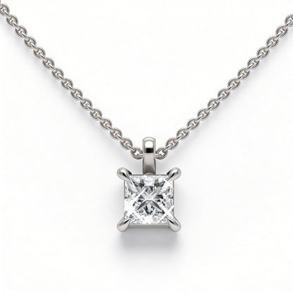 Princess Classic Pendant with Chain