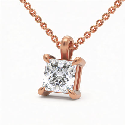 Princess Classic Pendant with Chain