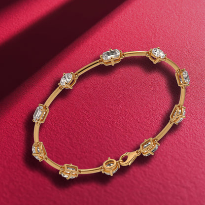 Mixed Cut Bracelet