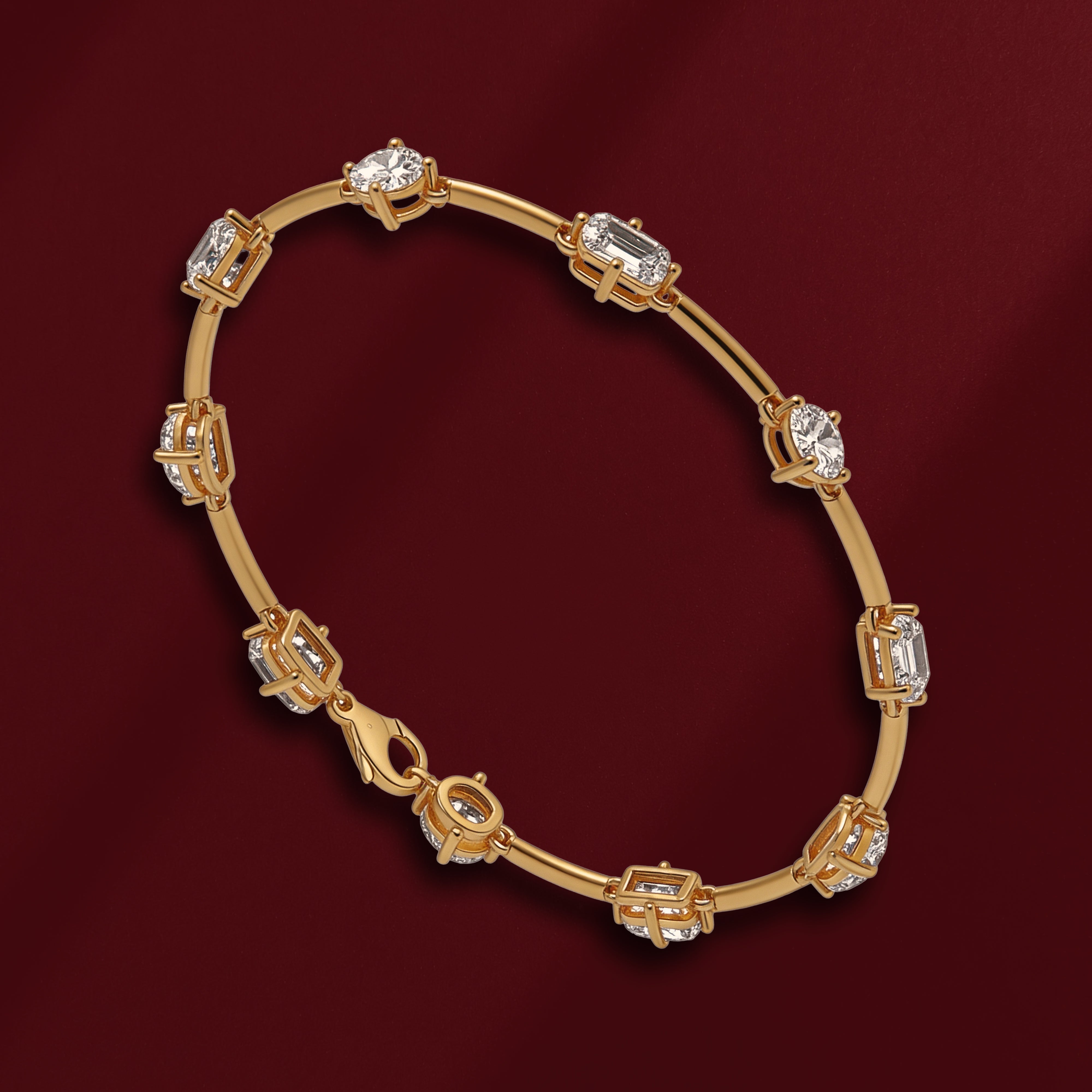 Mixed Cut Bracelet