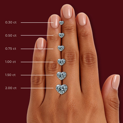 Heart Solitaire Ring
