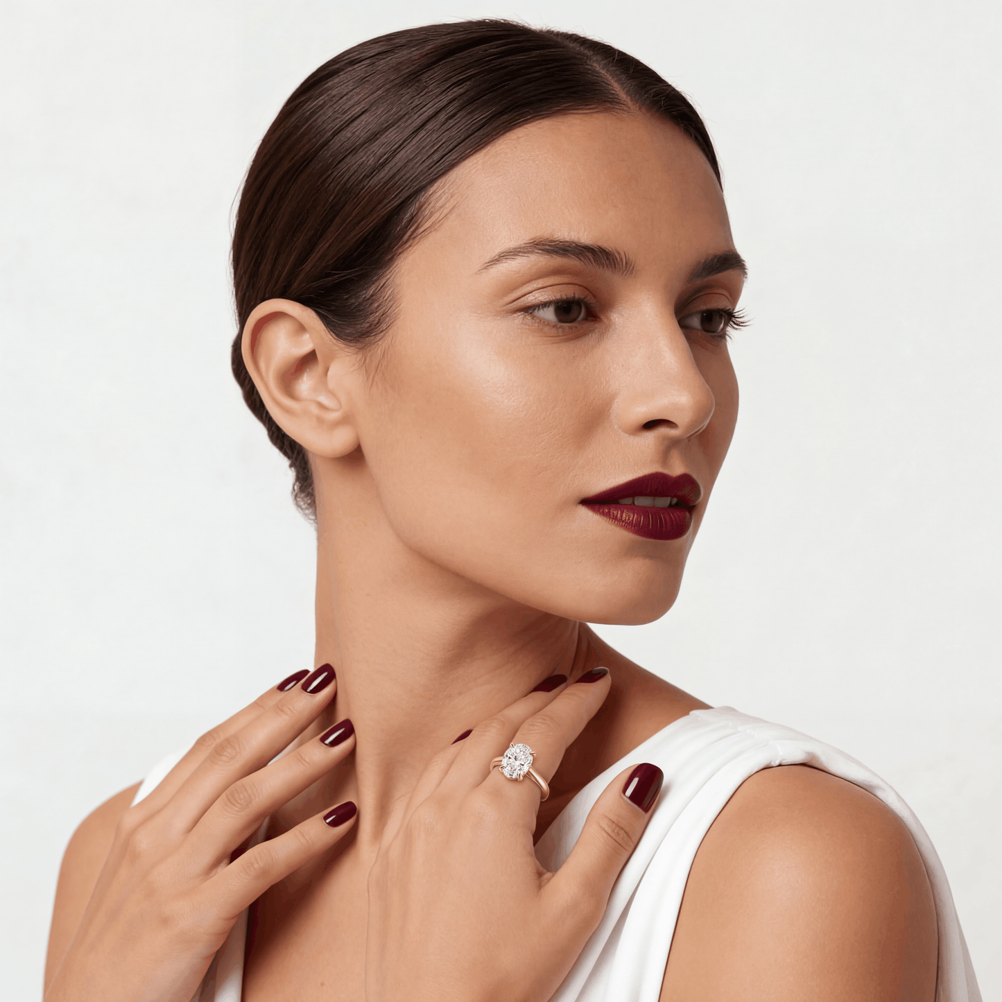 Oval Solitaire Ring
