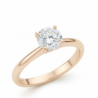 Round Solitaire Ring